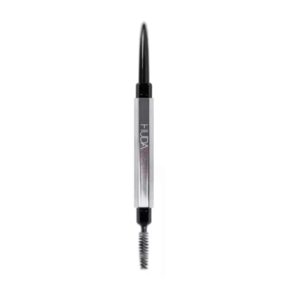 HUDA BEAUTY Bomb Brows Microshade Brow Pencil 4 LIGHT BROWN - 0.023g NIB - Picture 5 of 13
